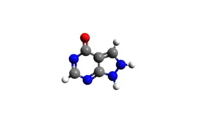 Fórmula Estrutural - Alopurinol