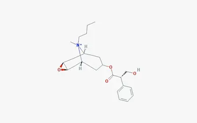 Fórmula Estrutural - Butilescopolamina
