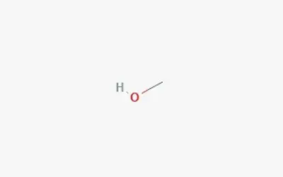 Fórmula Estrutural - Metanol (álcool metílico)