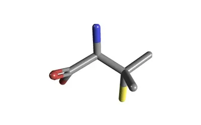 Fórmula Estrutural - Penicilamina
