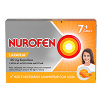 NUROFEN 100 mg, Cápsulas moles para mastigar NUROFEN 100 mg, Cápsulas moles para mastigar