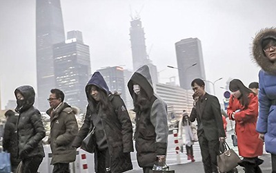 Qualidade do ar melhorou na China