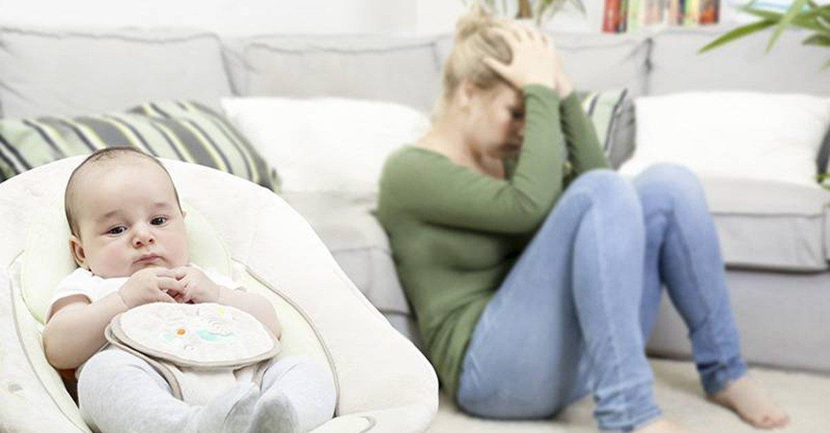 Depressão pós-parto associada à dor da mãe após ter o bebé