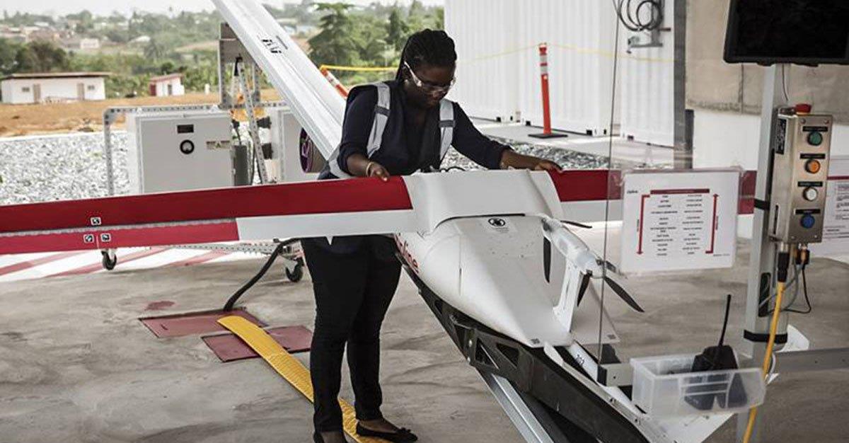 Maior rede de “drones médicos” do mundo inaugurada no Gana