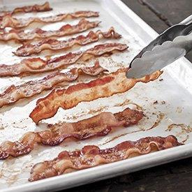 Bacon no prato