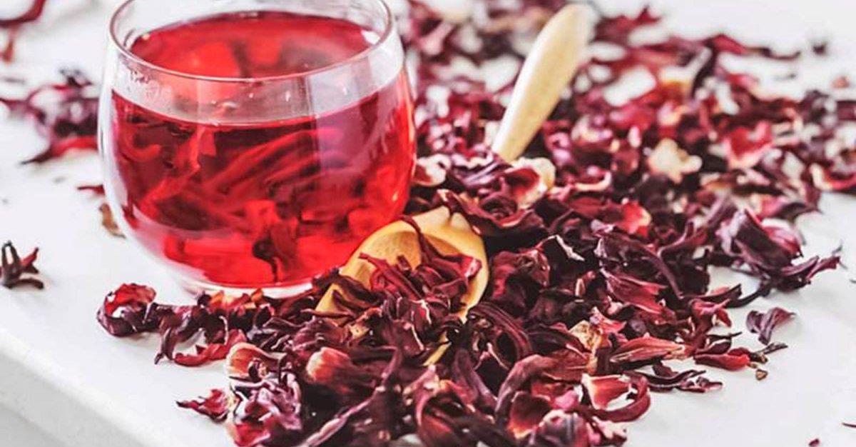 Chá de hibisco melhora fluxo sanguíneo
