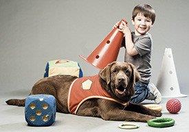 Cão e criança - terapia