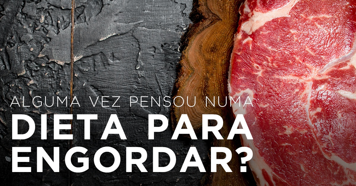 Artigos - ALGUMA VEZ PENSOU NUMA DIETA PARA ENGORDAR?