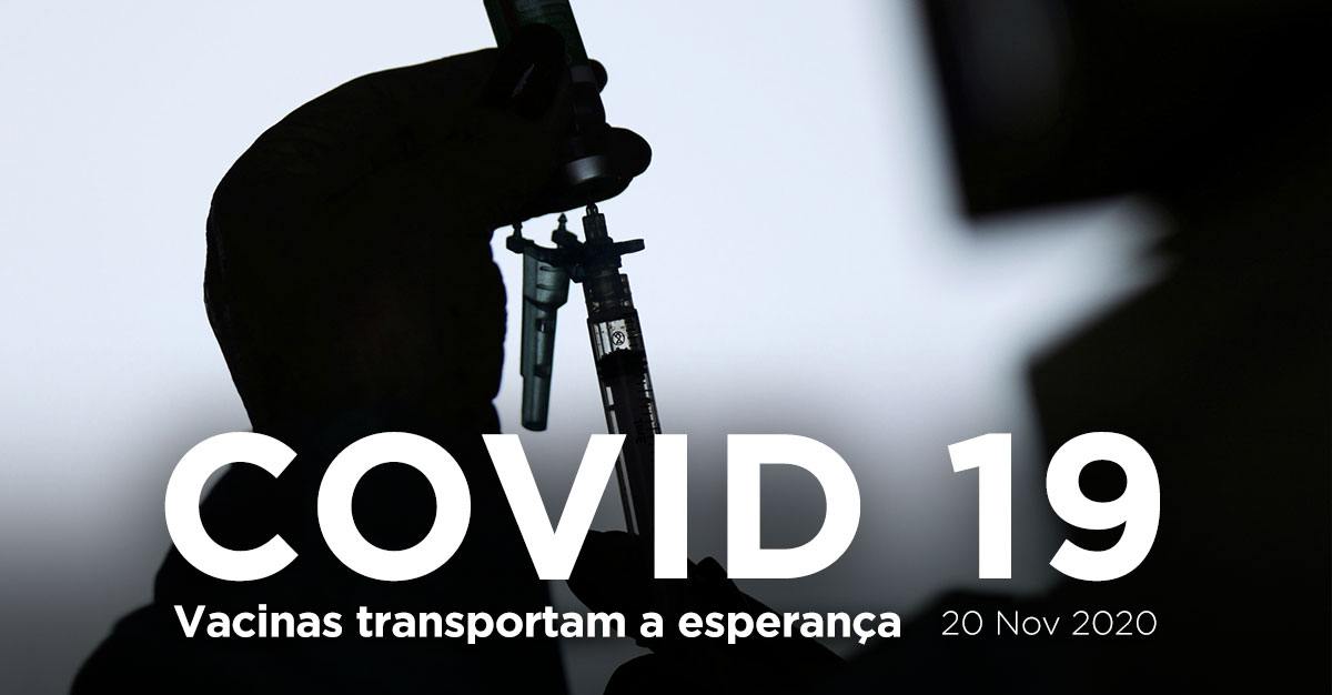 COVID-19: VACINAS TRANSPORTAM A ESPERANÇA!