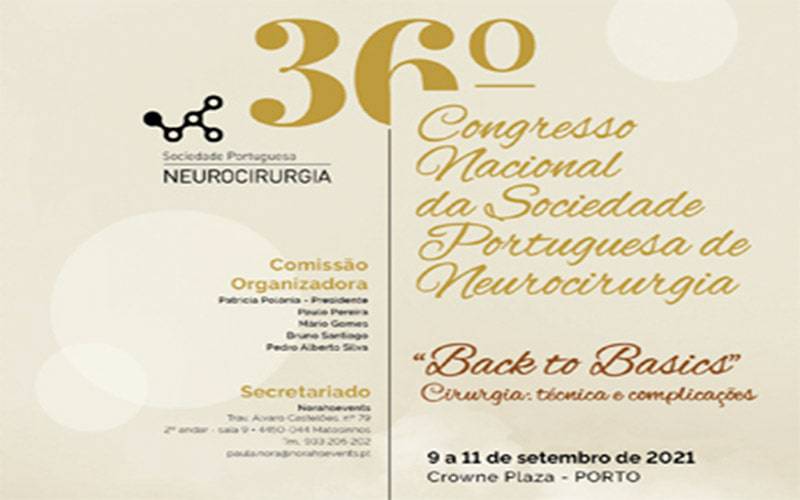 36º CONGRESSO NACIONAL DA SOCIEDADE PORTUGUESA DE NEUROCIRURGIA