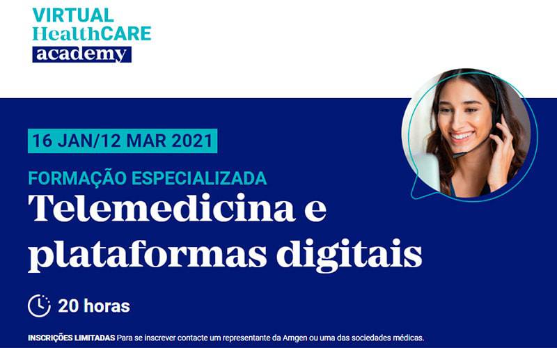 ACADEMIA VIRTUAL CARE: Formação Especializada em Telemedicina e Plataformas Digitais (Jan)
