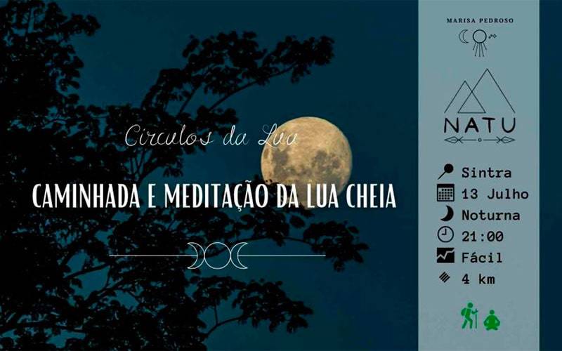 Caminhada e Meditação da Lua Cheia em Sintra Caminhada e Meditação da Lua Cheia em Sintra