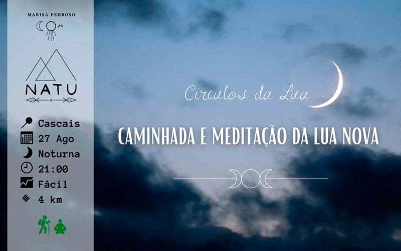 Caminhada e Meditação da Lua Nova em Cascais Caminhada e Meditação da Lua Nova em Cascais