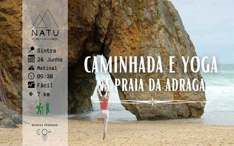 Caminhada e Yoga na Praia da Adraga, Sintra Caminhada e Yoga na Praia da Adraga, Sintra