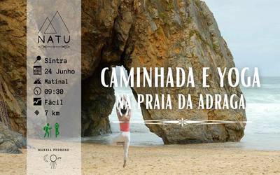 Caminhada e Yoga na Praia da Adraga, Sintra