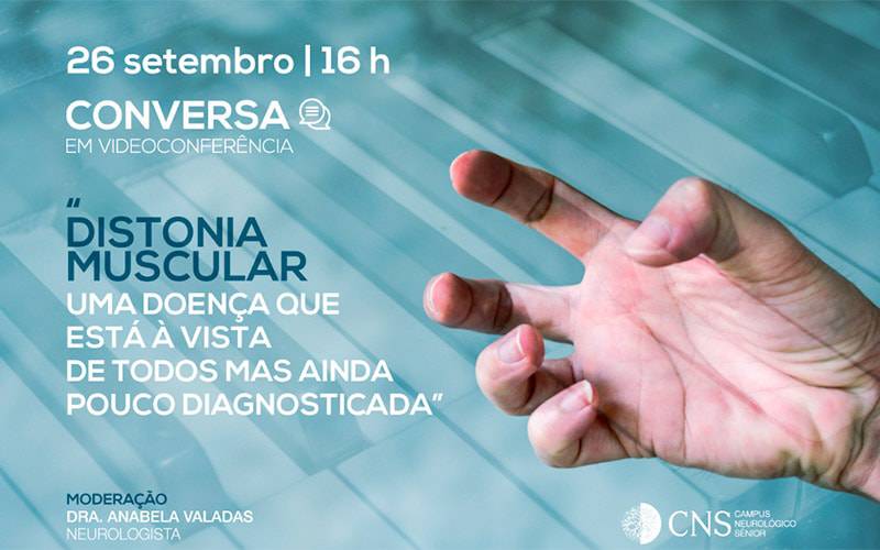 CONVERSA EM VIDEOCONFERÊNCIA: DISTONIA MUSCULAR
