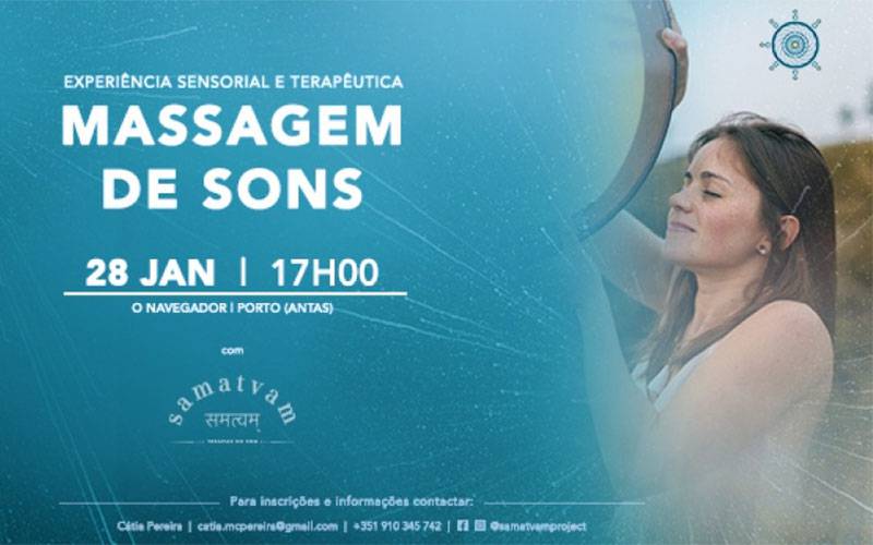 Massagem de Sons - Experiência sensorial e terapêutica Massagem de Sons - Experiência sensorial e terapêutica