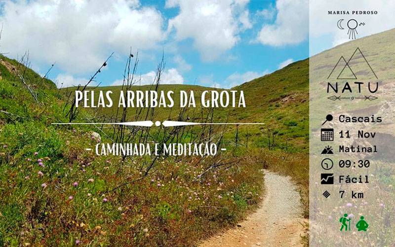 Pelas Arribas da Grota - Caminhada e Meditação em Cascais Pelas Arribas da Grota - Caminhada e Meditação em Cascais