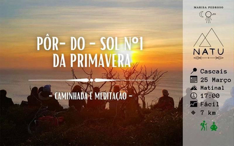 Pôr-do-Sol Nº1 da Primavera - Caminhada e Meditação Pôr-do-Sol Nº1 da Primavera - Caminhada e Meditação