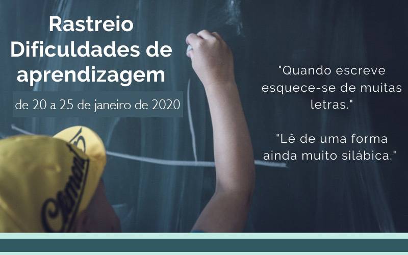 Rastreio de Dificuldade de Aprendizagem Rastreio de Dificuldade de Aprendizagem