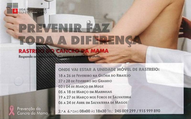 Rastreio do Cancro da Mama Rastreio do Cancro da Mama
