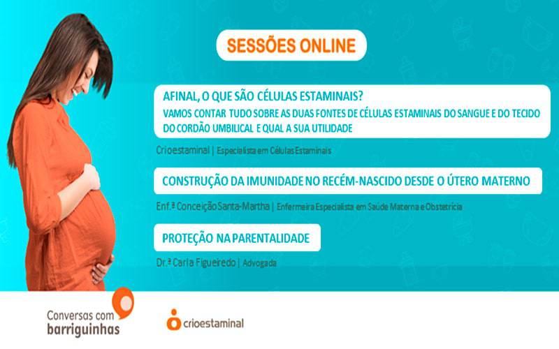 Sessão Online: Construção da imunidade no recém-nascido desde o útero materno Sessão Online: Construção da imunidade no recém-nascido desde o útero materno