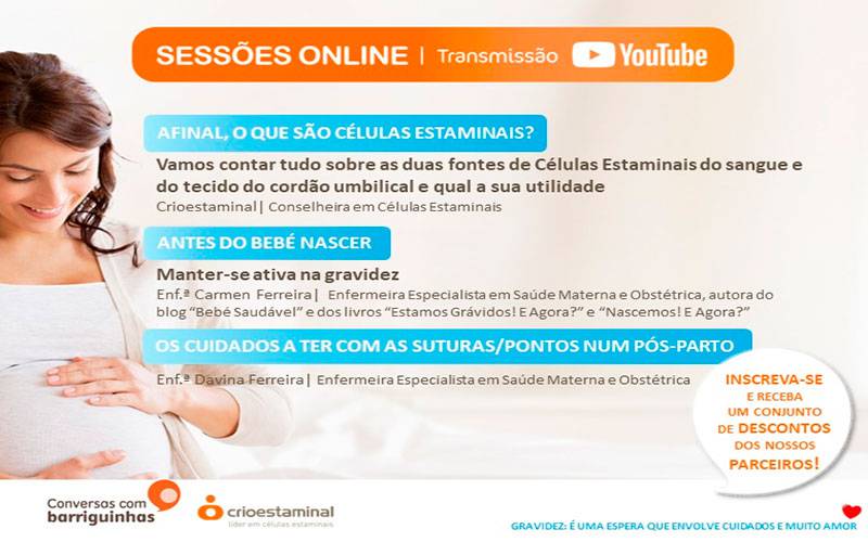 Sessão Online: Os cuidados a ter com as suturas/pontos num pós-parto Sessão Online: Os cuidados a ter com as suturas/pontos num pós-parto