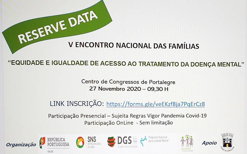 V Encontro Nacional das Famílias: Equidade e Igualdade de Acesso ao Tratamento da Doença Mental V Encontro Nacional das Famílias: Equidade e Igualdade de Acesso ao Tratamento da Doença Mental