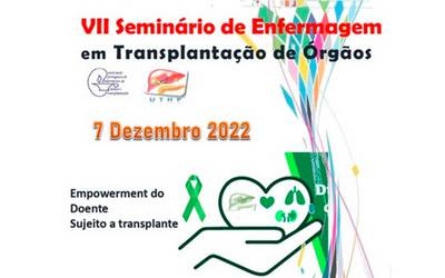 VII Seminário de Enfermagem em Transplantação VII Seminário de Enfermagem em Transplantação