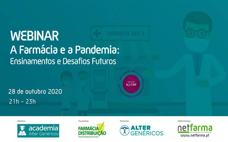 WEBINAR A FARMÁCIA E A PANDEMIA: ENSINAMENTOS E DESAFIOS FUTUROS