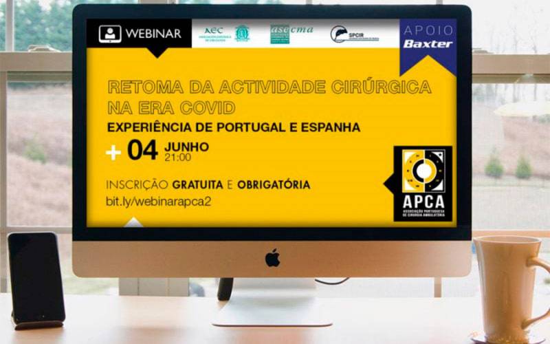 WEBINAR: A RETOMA DA ACTIVIDADE CIRÚRGICA NA ERA COVID - EXPERIÊNCIA DE PORTUGAL E ESPANHA
