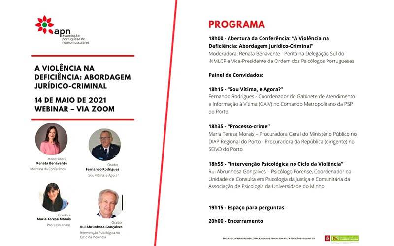 Webinar A Violência na Deficiência: Abordagem Jurídico-Criminal Webinar A Violência na Deficiência: Abordagem Jurídico-Criminal