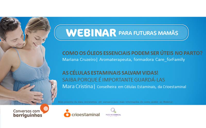 Webinar Como os óleos essenciais podem ser úteis no parto Webinar Como os óleos essenciais podem ser úteis no parto