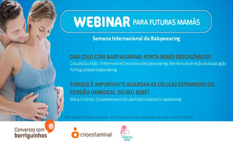 Webinar Dar colo com babywearing: porta bebés ergonómicos