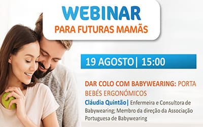 Webinar Dar colo com Babywearing: Porta bebés ergonómicos