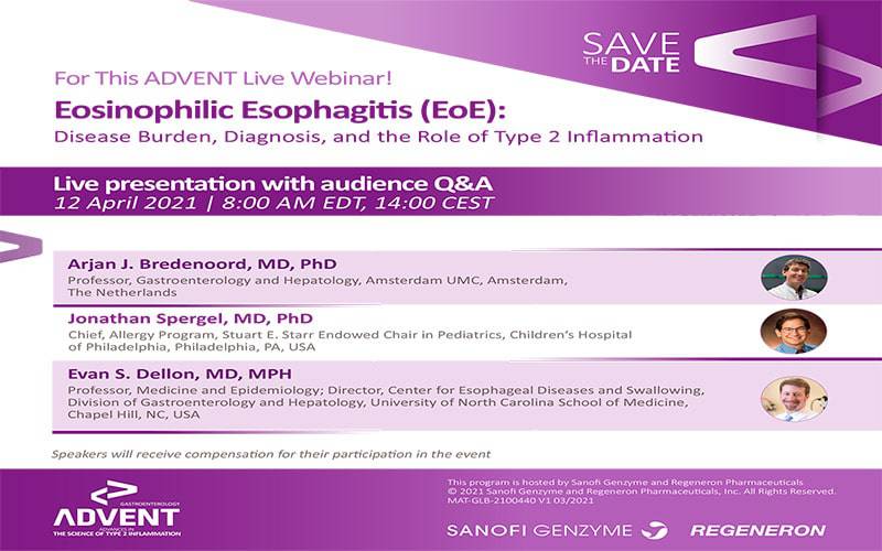 Webinar Esofagite Eosinofílica (EoE) - A Carga da doença, diagnóstico e o papel da inflamação de tipo 2