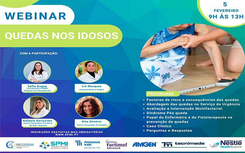 Webinar Quedas nos Idosos Webinar Quedas nos Idosos