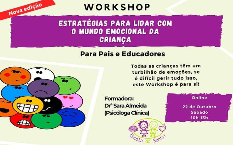 Workshop Estratégias para lidar com o mundo emocional da criança