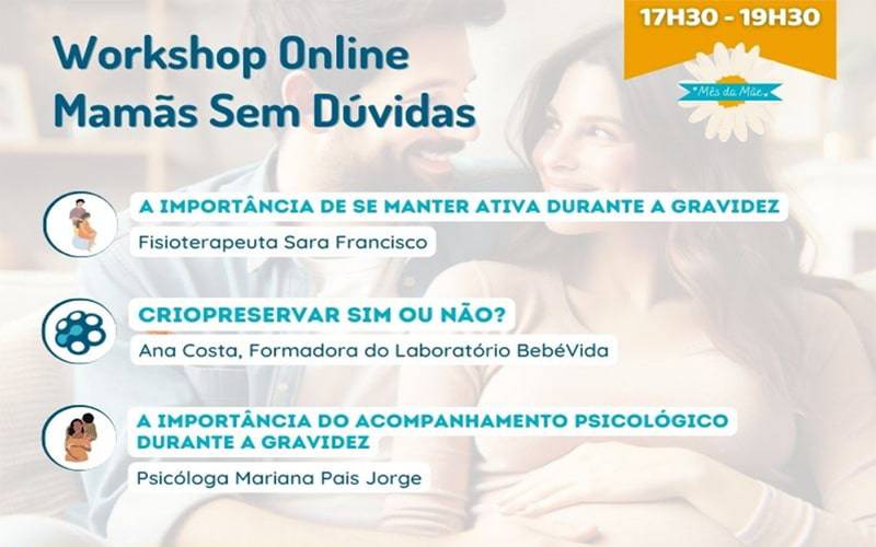 Workshop Mamãs sem dúvidas Workshop Mamãs sem dúvidas