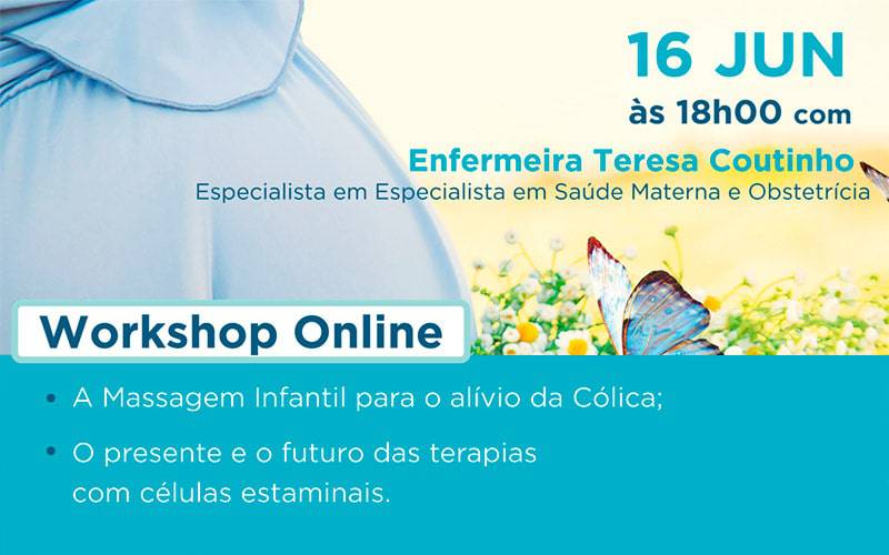Workshop online A Massagem Infantil para o Alívio da Cólica Workshop online A Massagem Infantil para o Alívio da Cólica