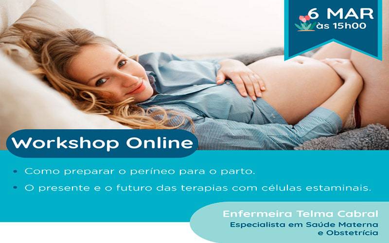 Workshop Online: Como preparar o períneo para o parto Workshop Online: Como preparar o períneo para o parto