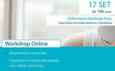 Workshop Online: Desconfortos na gravidez