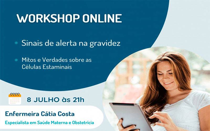 Workshop Online: Sinais de alerta na gravidez Workshop Online: Sinais de alerta na gravidez