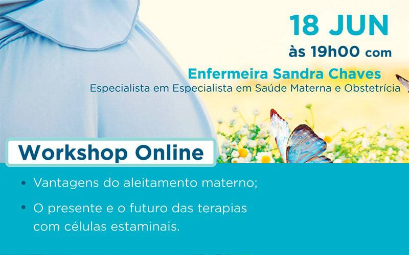 Workshop online Vantagens do aleitamento materno Workshop online Vantagens do aleitamento materno