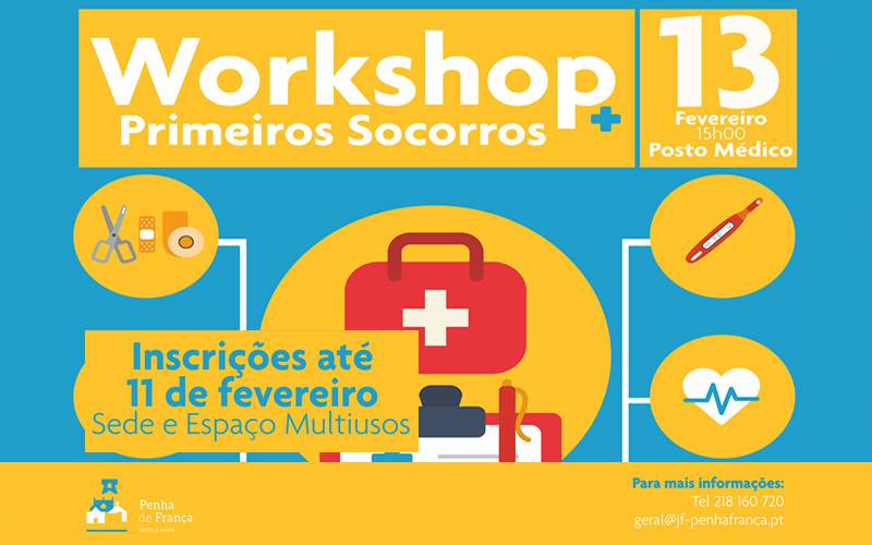 WORKSHOP “Primeiros Socorros” WORKSHOP “Primeiros Socorros”