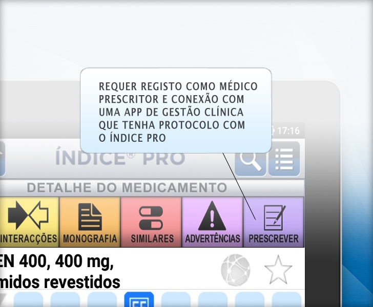 Prescrição no ÍNDICE® PRO App