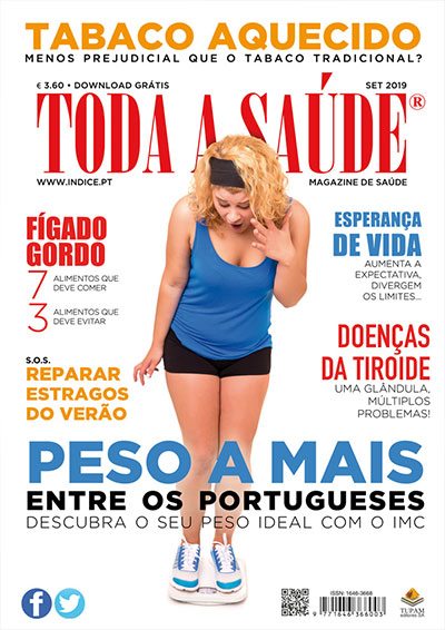 TS Set 2019 ‐ IMC, Esperança de Vida,  Estragos do Verão, Tabaco Aquecido, Tiroide, Fígado Gordo