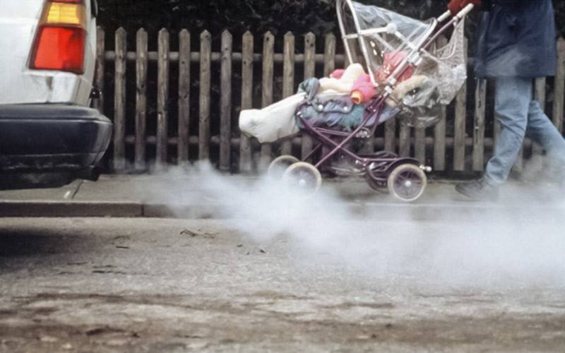 Poluição automóvel é responsável pela asma em crianças