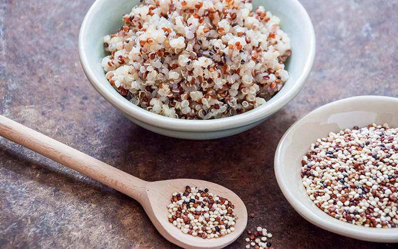 Casca de quinoa previne mau hálito