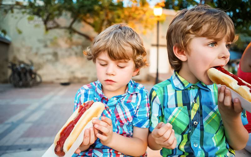 Quanto mais opções de junk food oferecidas mais as crianças comem